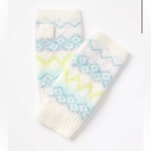 LOFT NWT Fair Isle Fingerless‎ Gloves